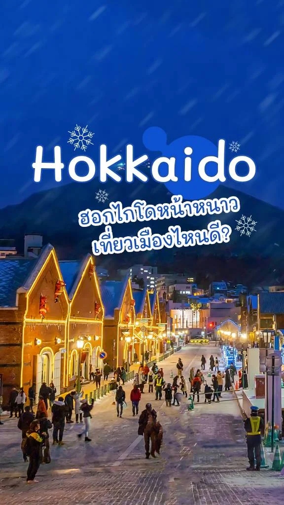 ที่เที่ยวญี่ปุ่นหน้าหนาว รวมพิกัด ฮอกไกโด เที่ยวไหนดี?