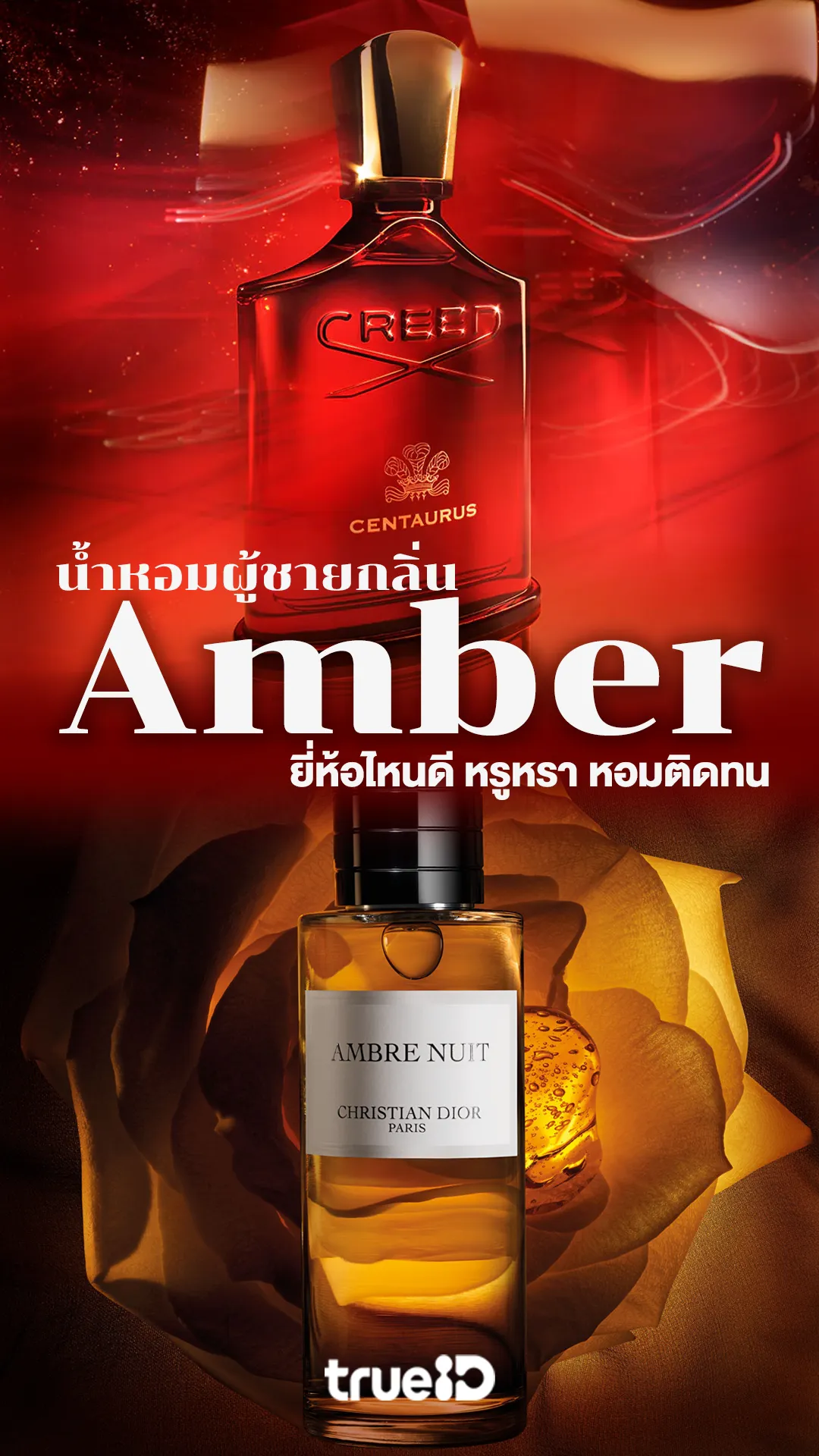 น้ำหอมผู้ชายกลิ่น Amber ยี่ห้อไหนดี หรูหรา หอมติดทน