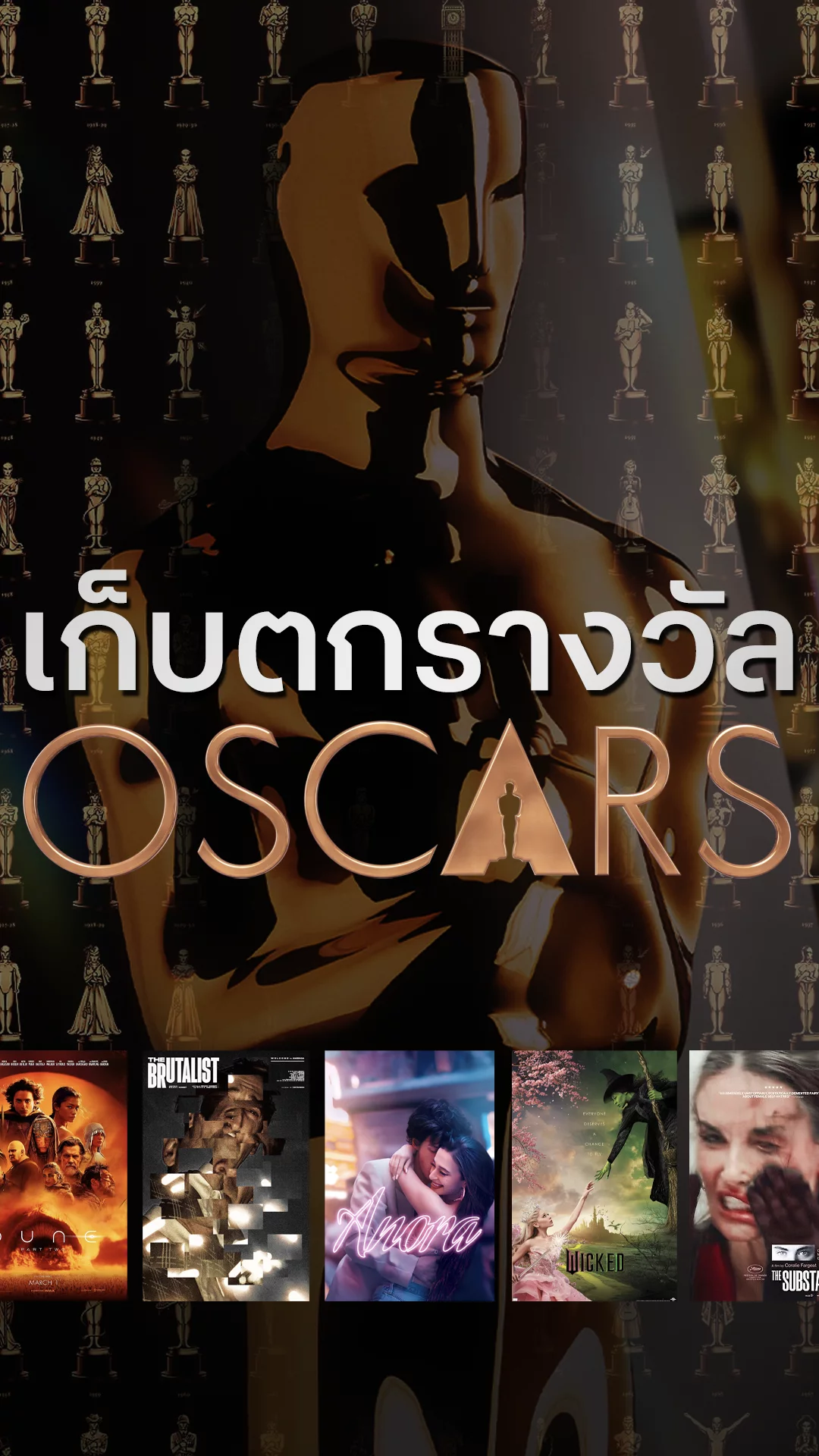 Oscars 2025 เก็บตกงานประกาศผลรางวัลออสการ์
