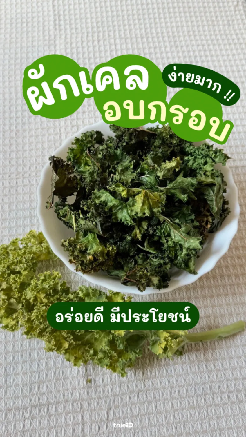 ชวนทำ ผักเคลกรอบ แบบง่ายๆ ด้วยหม้อทอดไร้น้ำมัน