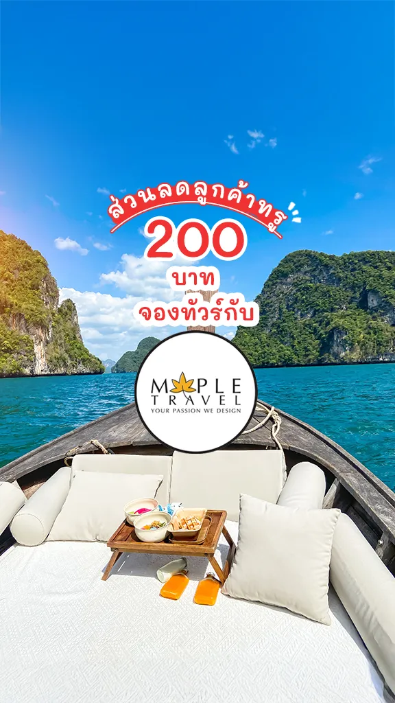 ส่วนลด ลูกค้าทรู แพ็กเกจทัวร์ Maple Travel เที่ยวชิล