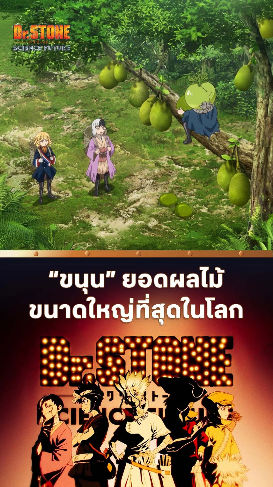 ดร.สโตน ซีซัน4 พาร์ต 2 EP.17 : ขนุนยอดผลไม้