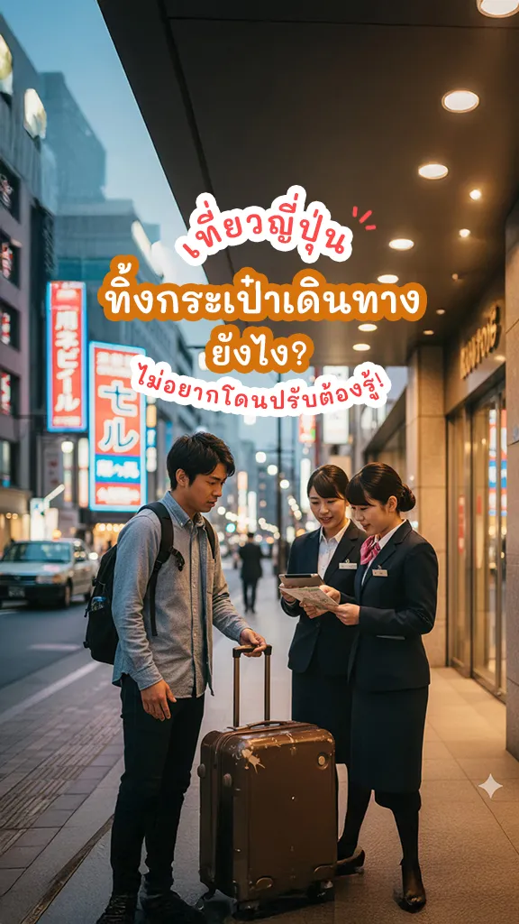 เที่ยวญี่ปุ่น ทิ้งกระเป๋าเดินทางยังไง ไม่ให้โดนปรับ!
