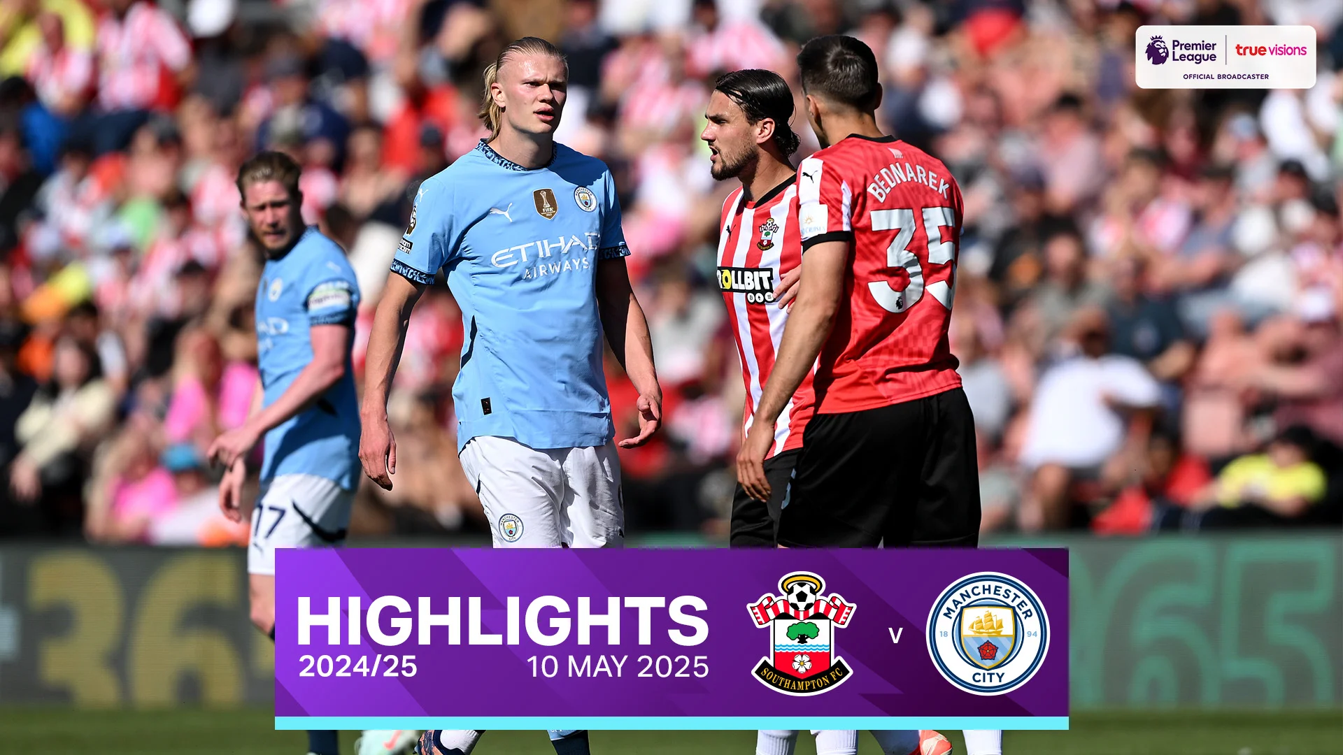 เซาแธมป์ตัน VS แมนซิตี้ : คลิปไฮไลท์พรีเมียร์ลีก 2024/25