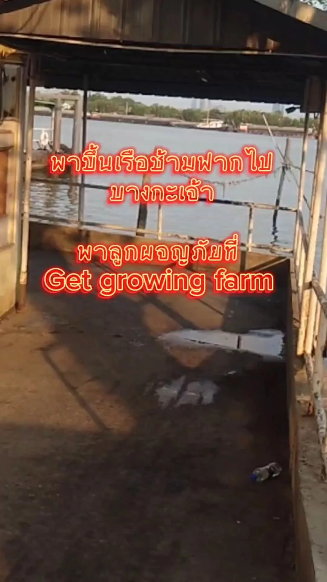 ขึ้นเรือข้ามฟากไปบางกะเจ้า สมุทรปราการ เที่ยว Get Growing Farm พาลูกผจญภัย
