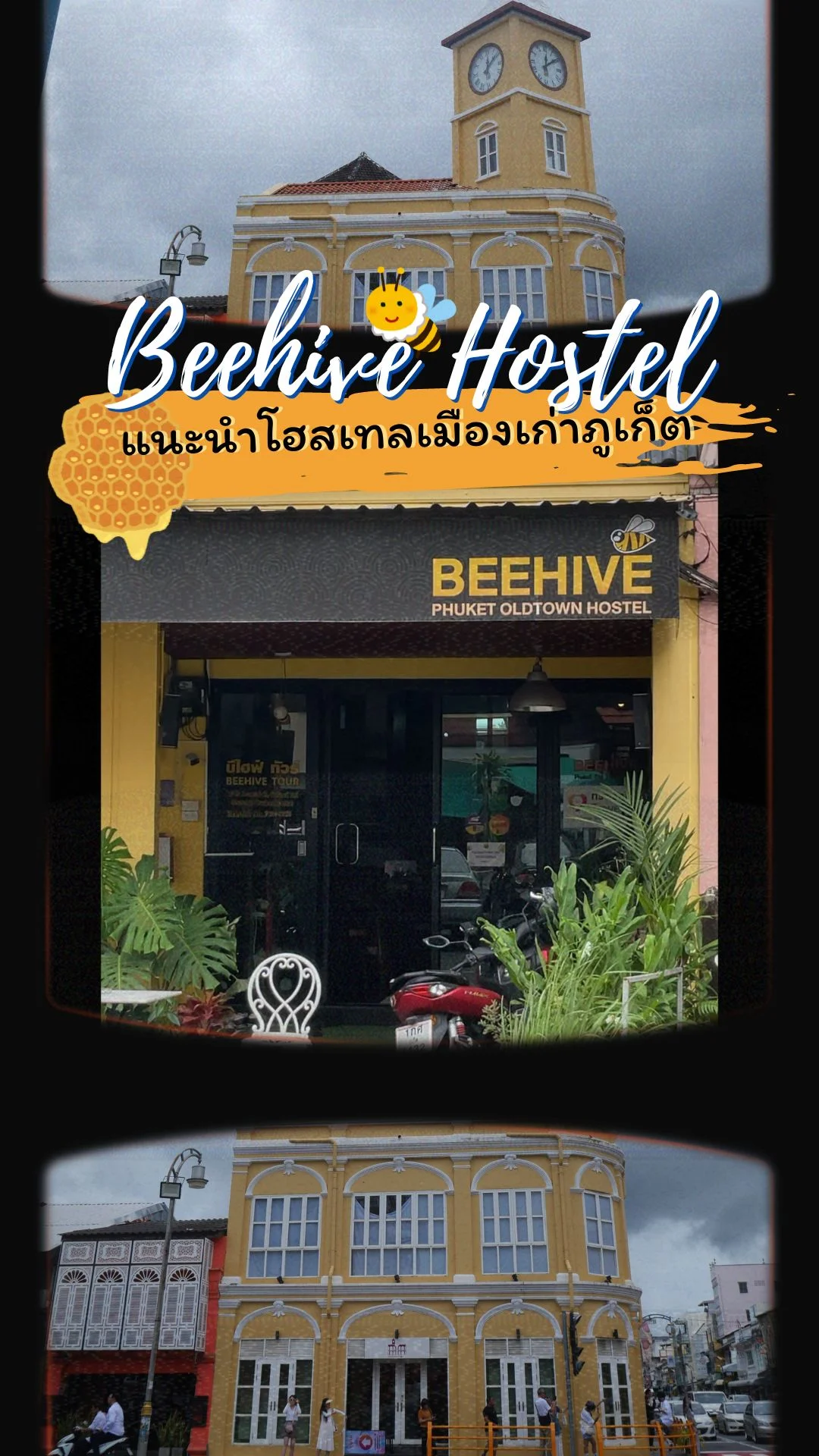Beehive Hostel โฮสเทลสุดชิคใจกลางเมืองภูเก็ต