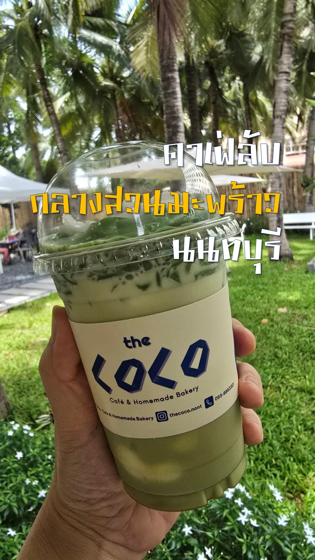 รีวิว The COCO คาเฟ่ลับ กลางสวนมะพร้าว ย่านรัตนาธิเบศร์ นนทบุรี