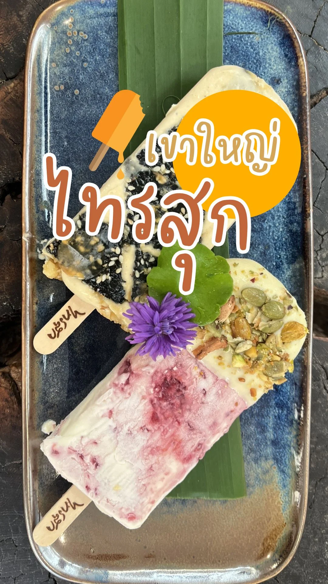 พาไปกินไอติมโฮมเมด ร้านไทรสุก เขาใหญ่ รสชาติไม่ซ้ำใคร