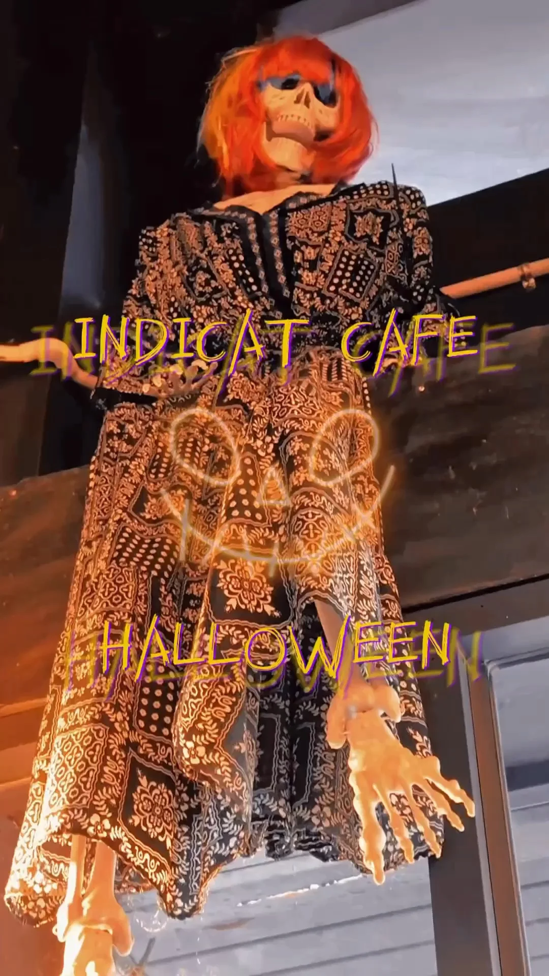 พาเที่ยว INDICAT CAFE คาเฟสุดหลอนริม\nฮาโลวีน ย่านบางพลัด ฝั่งธน