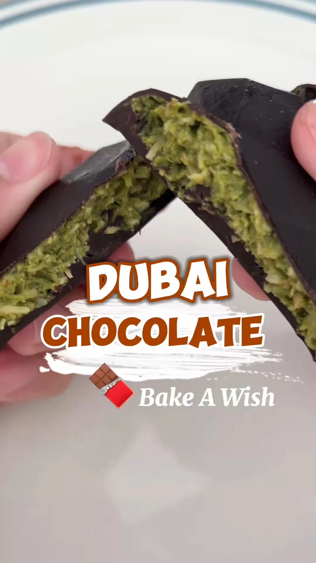 รีวิว Chocolate Dubai ร้าน Bake A Wish ถูกใจสาวกช็อคโกแลต