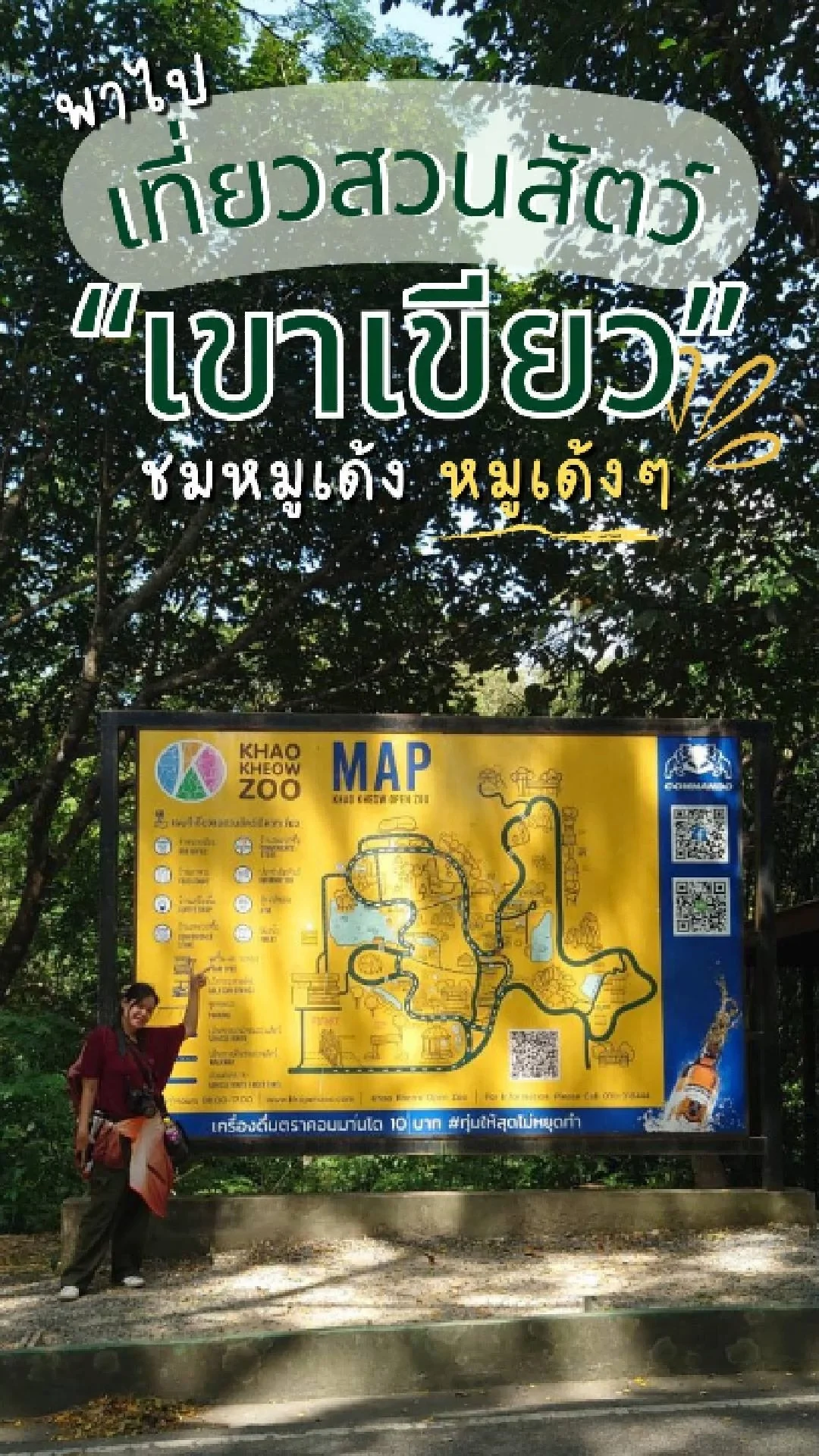 พาเที่ยวสวยสัตว์เปิด เขาเขียว พบปะหมูเด้งและผองเพื่อน