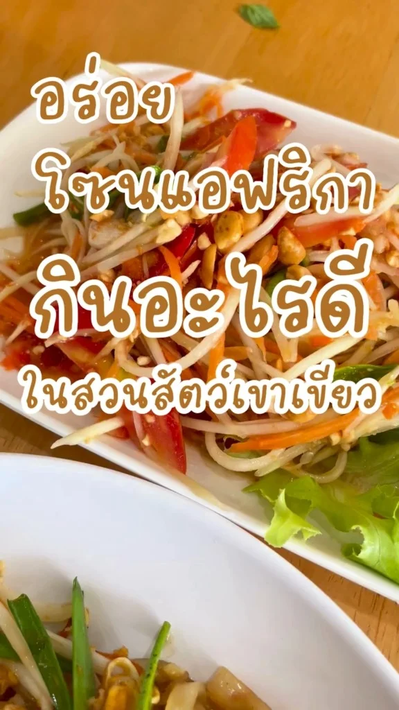 กินอะไรดี ในสวนสัตว์เขาเขียว? แนะนำเมนูอร่อยจนต้องบอกต่อ