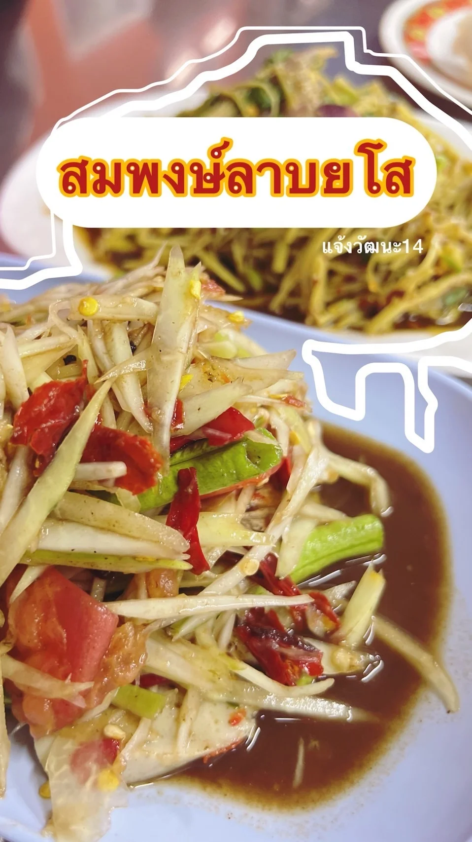 รีวิว ร้านสมพงษ์ลาบยโส เจ้าเด็ดประจำซอยแจ้งวัฒนะ14 รสเด็ดต้องลอง
