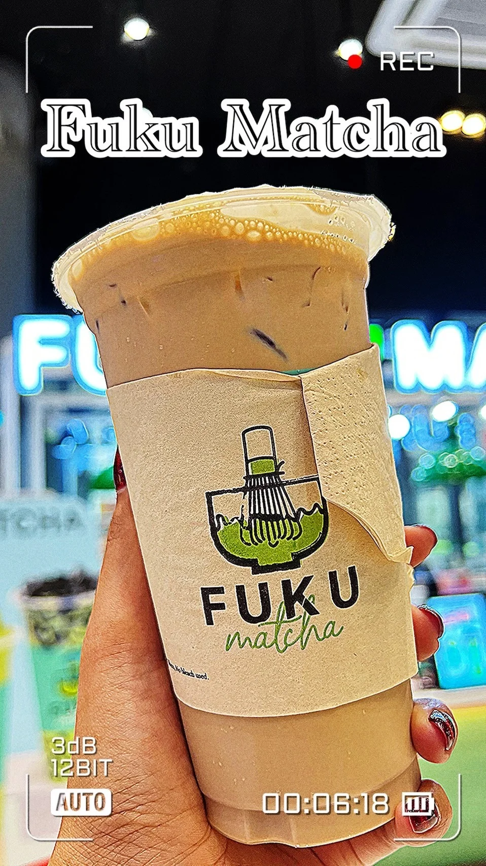 รีวิว ชานมหอมมะลิ FUKU Matcha อร่อยหวานน้อยถูกใจคนชอบชานม