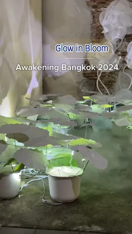 Awakening Bangkok 2024 แพร่งภูธร Glow in Bloom ถ่ายรูปสุดคูล