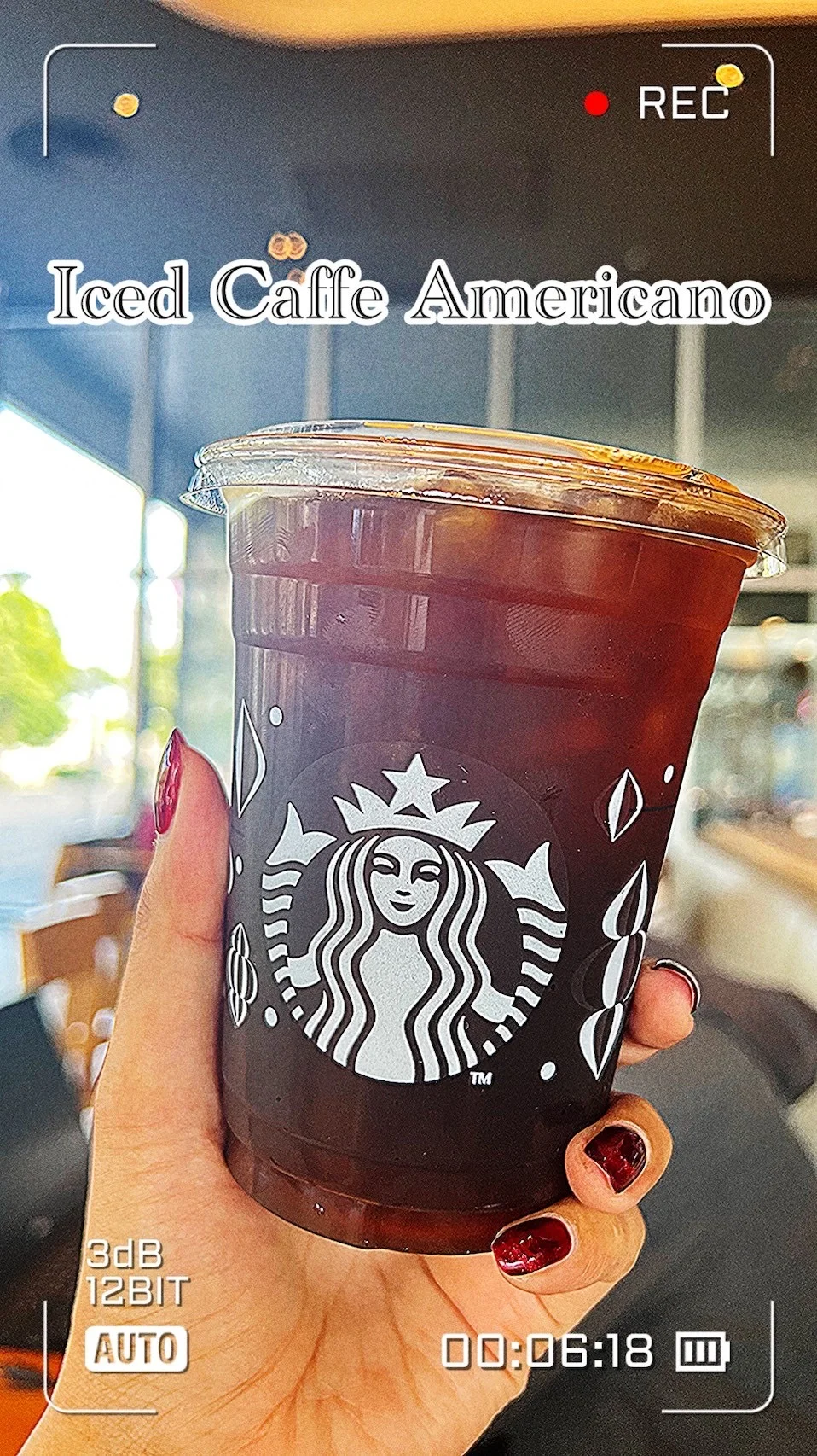 ชวนดื่ม Iced caffe Americano เย็น ๆ หอมกาแฟ สตาร์บัคส์