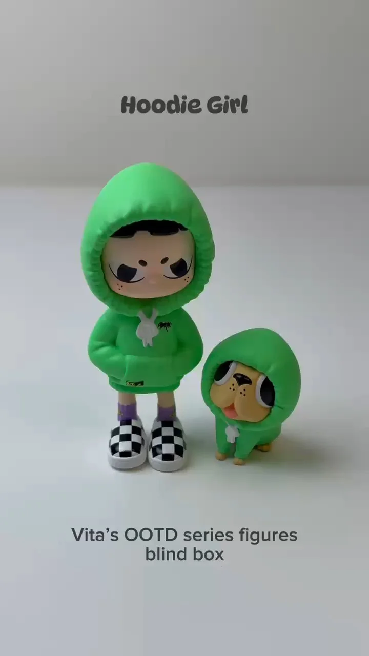 รีวิวของสะสม Hoodie Girl จาก Vita's OOTD series ตุ๊กตาฟิกเกอร์น่ารัก จาก POPMART