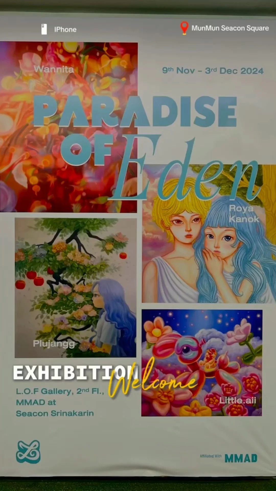 ชมนิทรรศการ Paradise of Eden ต้นกำเนิดความงามและความสงบ ที่ซีคอนศรีนครินทร์