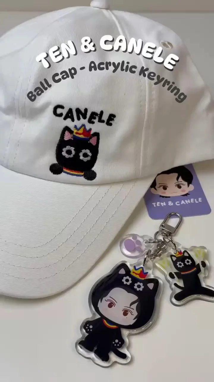 รีวิวของสะสม Ball Cap และ Acrylic Keyring ของ TEN&CANELE Collection