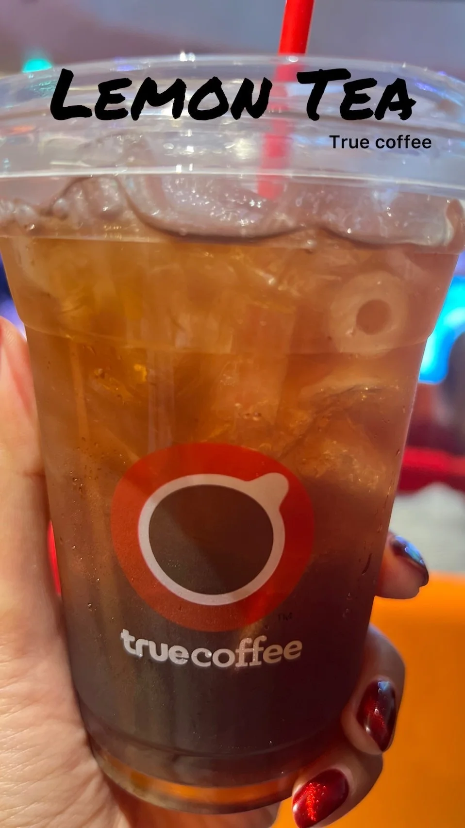 รีวิว Lemon Tea ชามะนาว ของ True coffee ต้องลอง