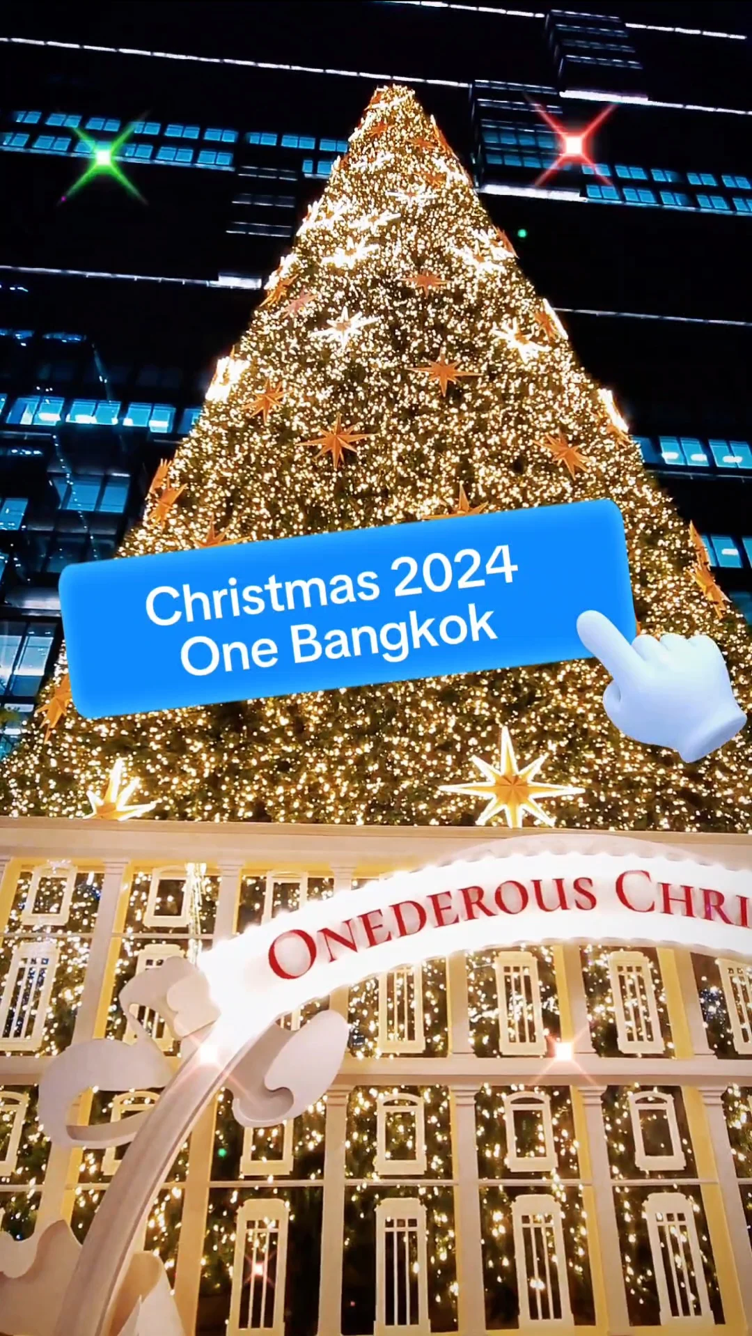 แลนด์มาร์คใหม่ ถ่ายรูปต้นคริสต์มาส ชมน้ำพุ ไฟประดับ ที่ One Bangkok