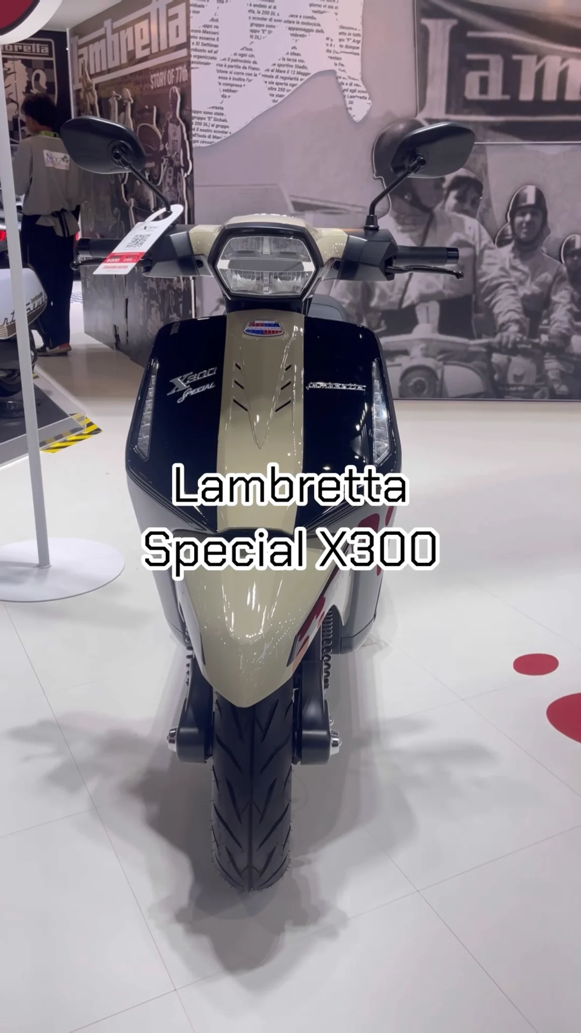 พาชมรถมอเตอร์ไซค์ lambretta รุ่น “Special X300” @Motor expo 2024
