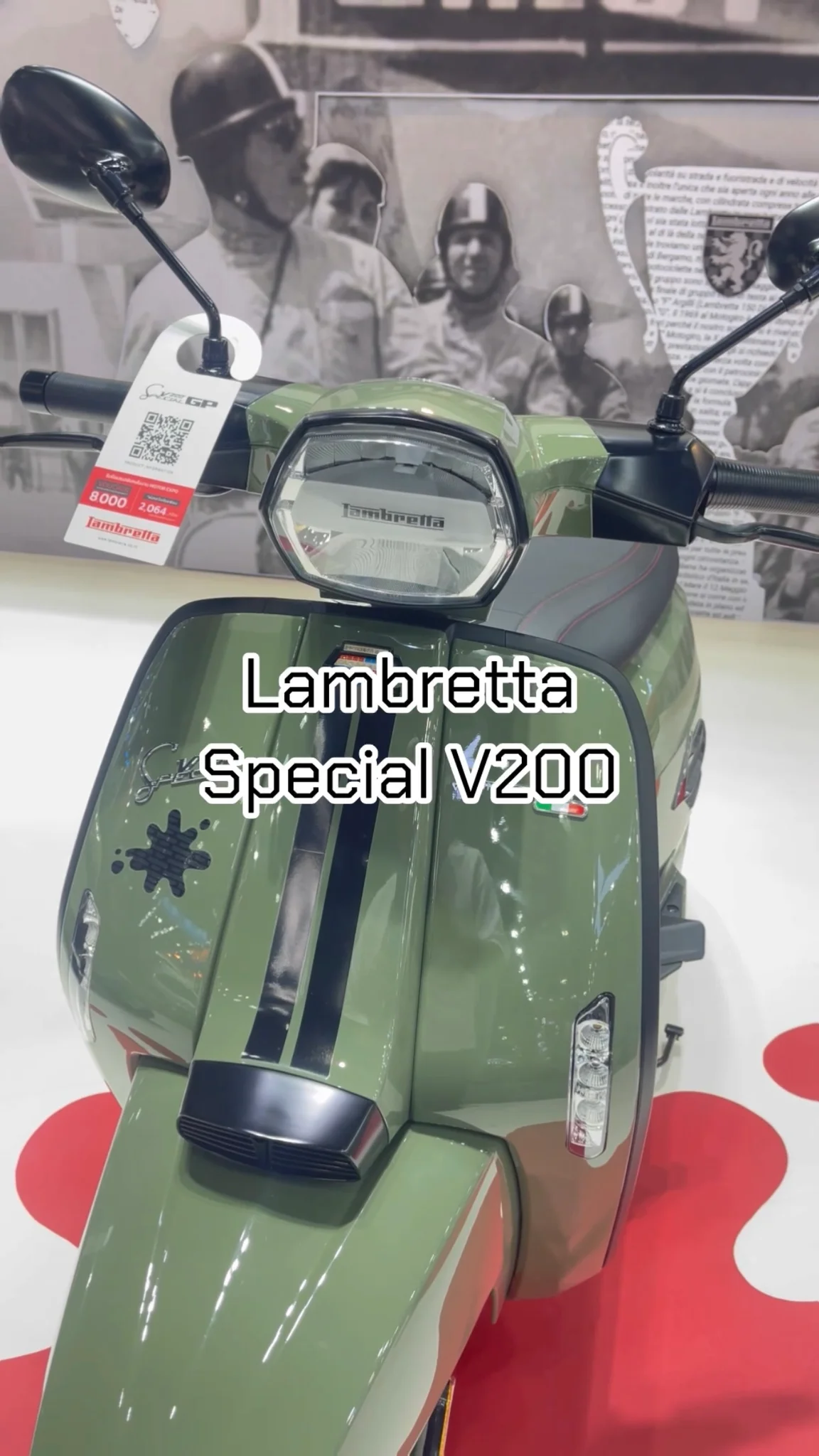 พาชมรถมอเตอร์ไซค์ lambretta รุ่น “Special V200”@Motor expo 2024