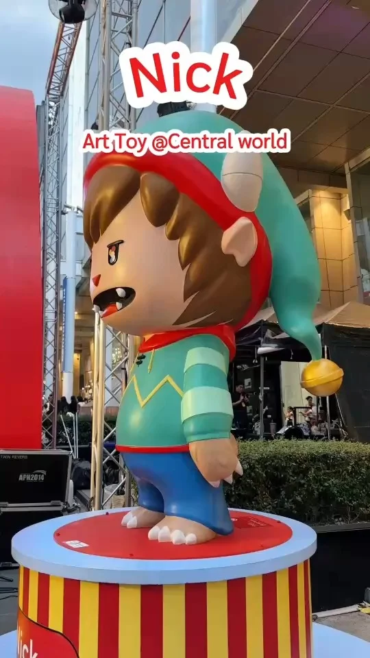 Nick Art Toy อาร์ททอยเด็กเพิ่งตื่น พิกัดถ่ายรูปงานไฟคริสต์มาส ที่ Central World
