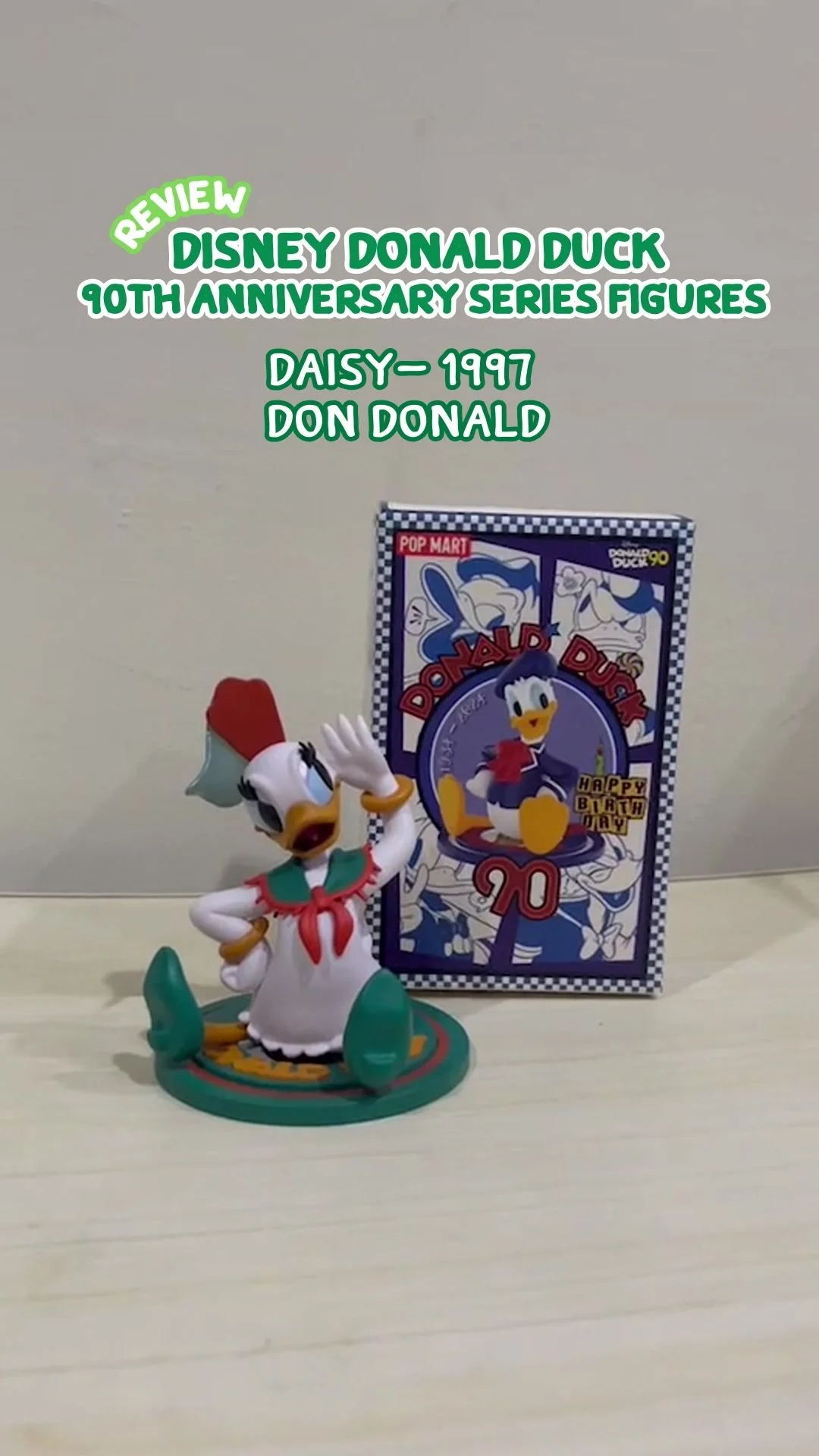 รีวิว กล่องสุ่ม Disney Donald Duck - Daisy 1997 Don Donald