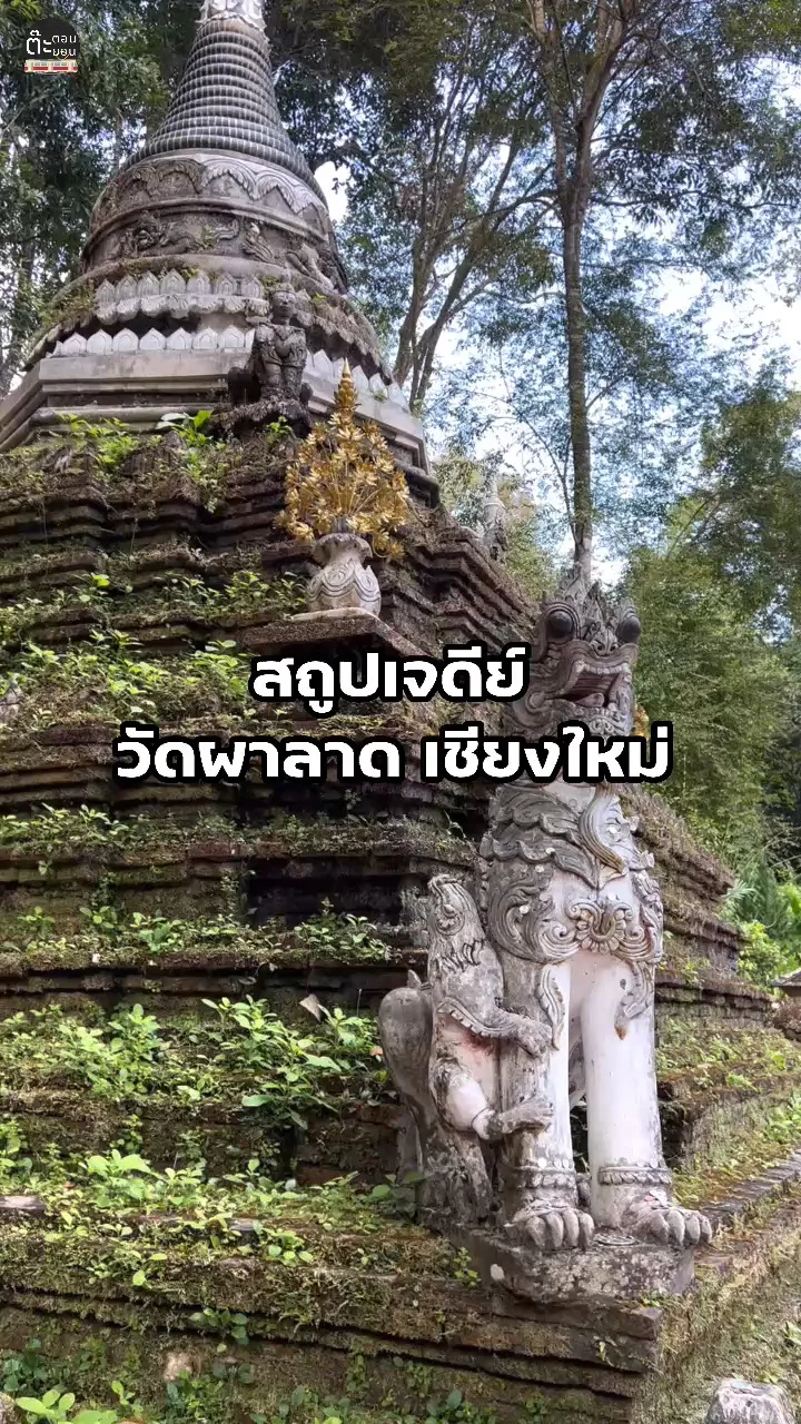 พาไปชมสถูปเจดีย์วัดผาลาด สไตล์ล้านนา พม่า ดอยปุย เชียงใหม่