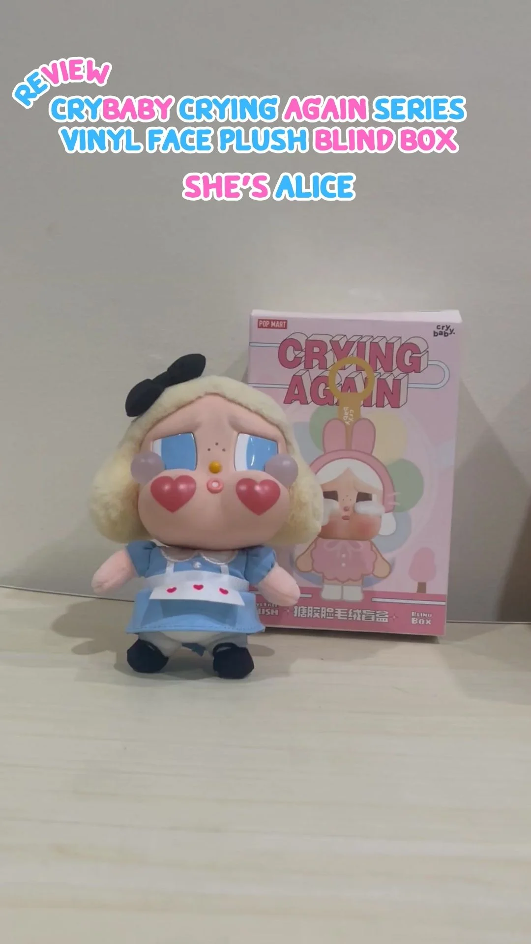 รีวิว Crybaby Crying Again - She's Alice พวงกุญแจสุดน่ารัก น่าพกพา Popmart