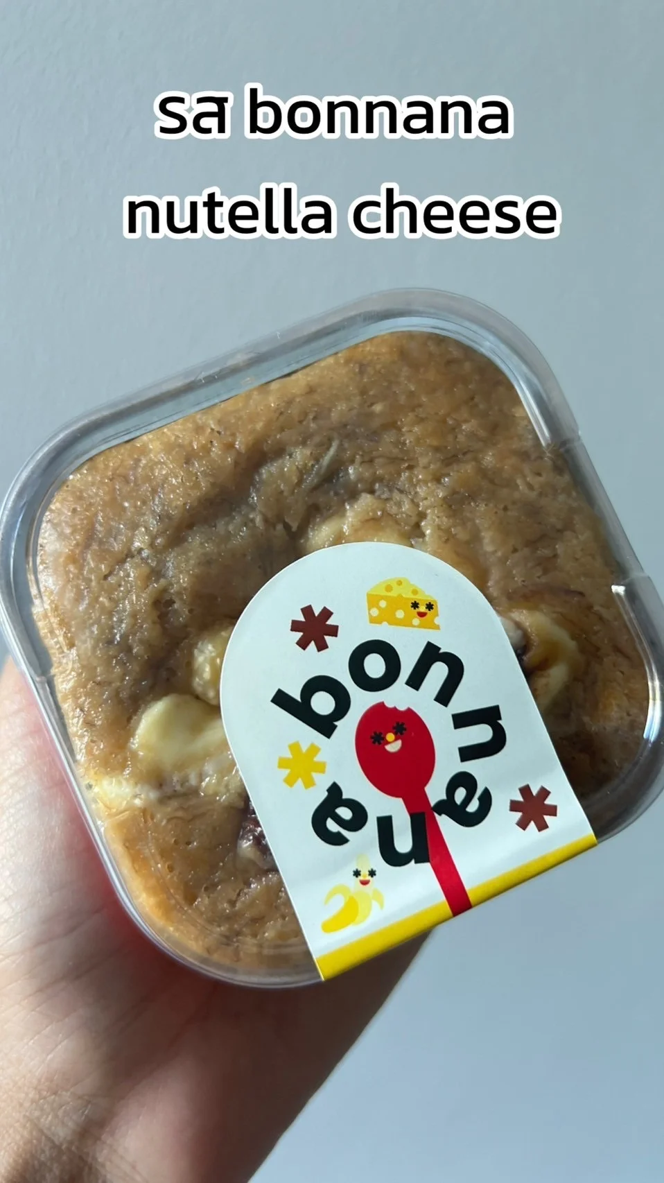 รีวิว เค้กกล้วยหอมร้าน bonnana รส nutella cheese