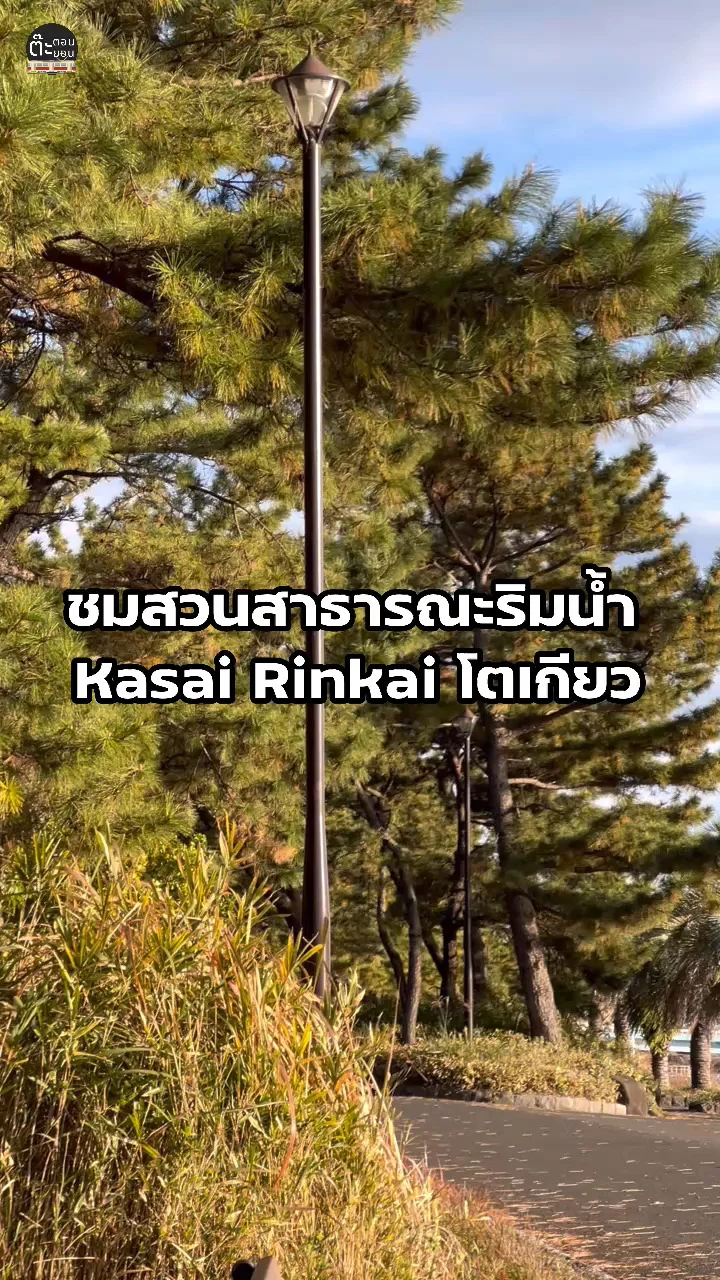 ชมสวนสาธารณะริมแม่น้ำ Kasai Rinkai กรุงโตเกียว ประเทศญี่ปุ่น