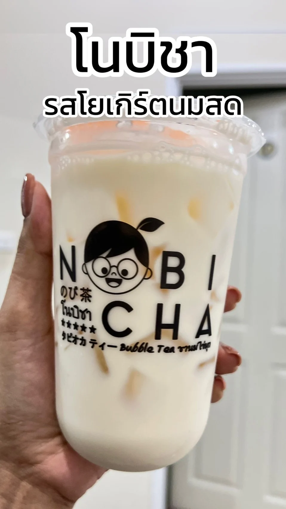 รีวิว เมนูโยเกิร์ตนมสด อร่อยสดชื่นจากร้านโนบิชา