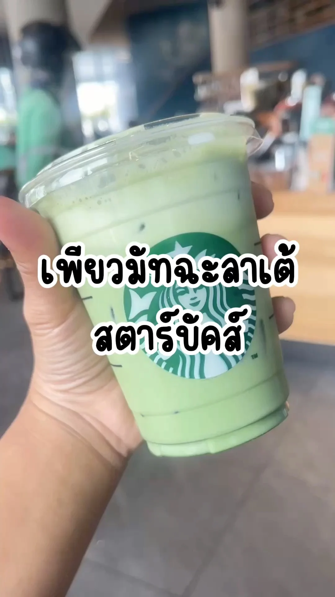 เมนูมาแรง เพียวมัทฉะลาเต้ สตาร์บัคส์