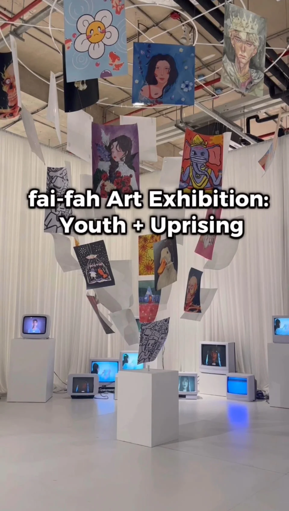 พาชม fai-fah Art Exhibition: Youth + Uprising นิทรรรศการเข้าฟรี ที่ TDPK