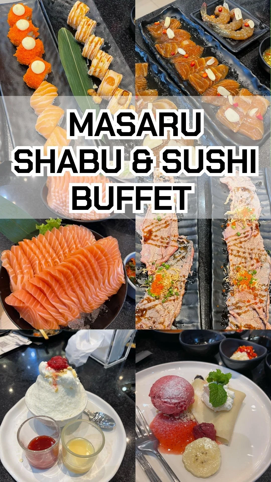 รีวิว Masaru Shabu & Sushi Buffet อาหารญี่ปุ่นจัดเต็ม