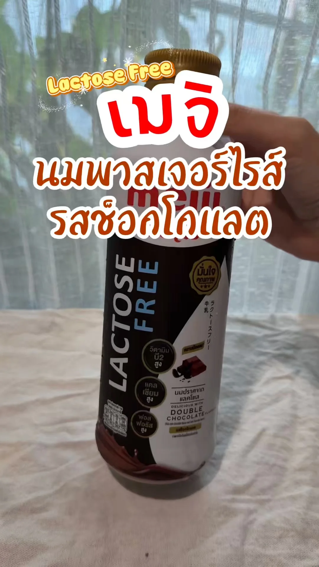 หาทำ นมเมจิช็อกโกแลต แลคโตสฟรี แช่ช่องฟรีซ ของอร่อยคลายร้อน