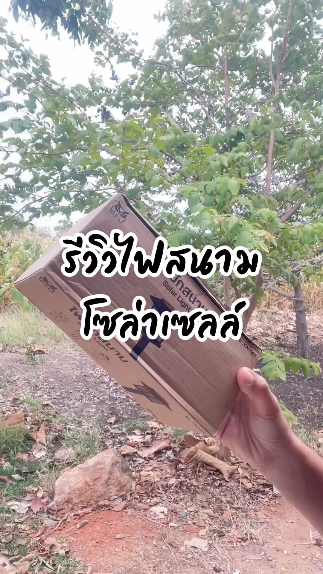 รีวิวไฟสนามโซล่าเซลล์ มินิมอล ประหยัดไฟ