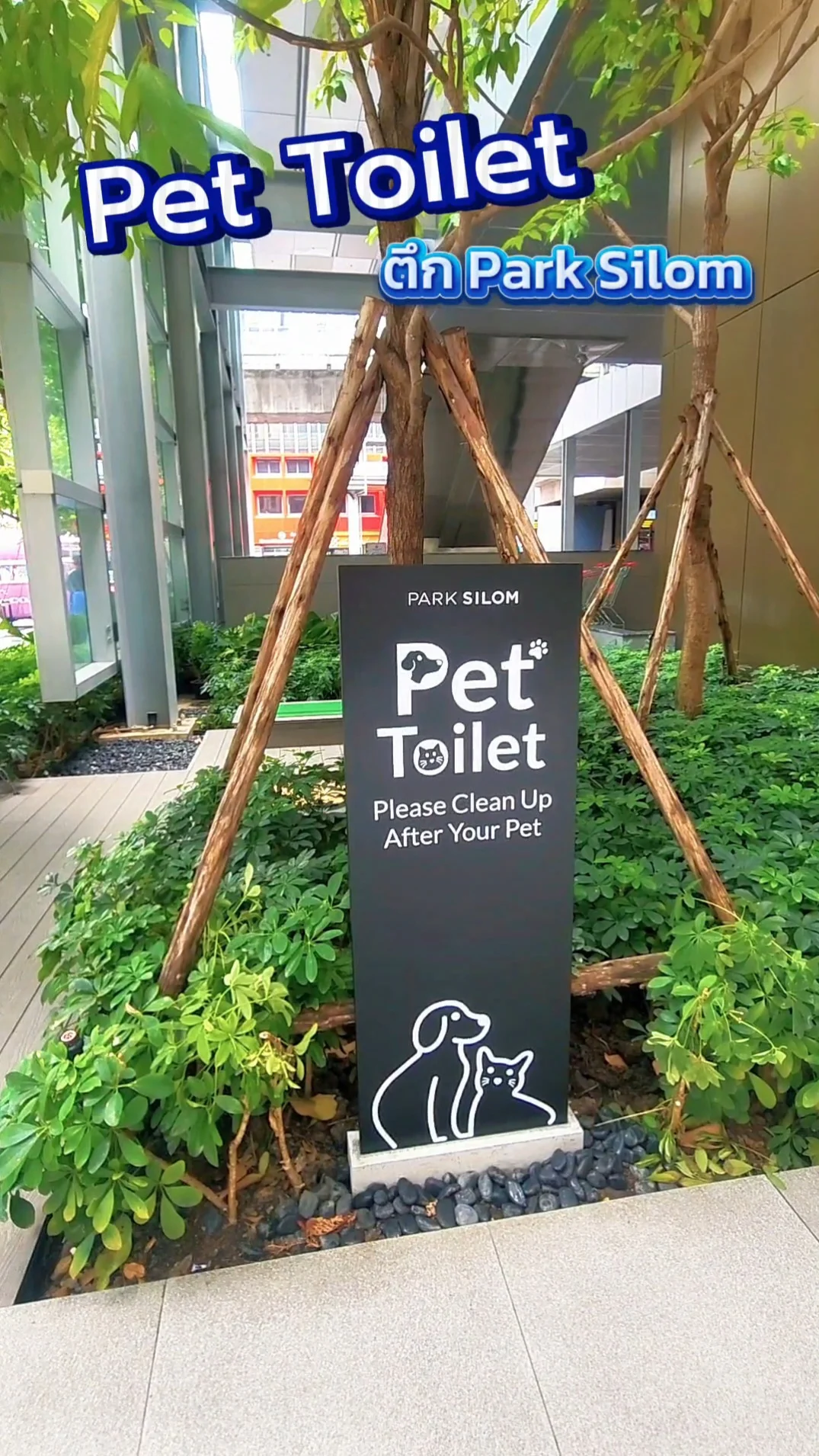 Pet Toilet ตึก Park Silom ให้บริการห้องน้ำน้องหมา น้องแมว ใจกลางสีลม