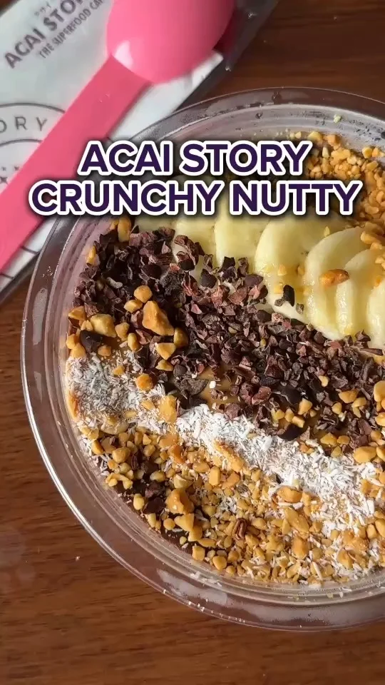 รีวิวเมนู CRUNCHY NUTTY ของงร้าน ACAI STORY อร่อย เมนูรักคนสุขภาพต้องลอง