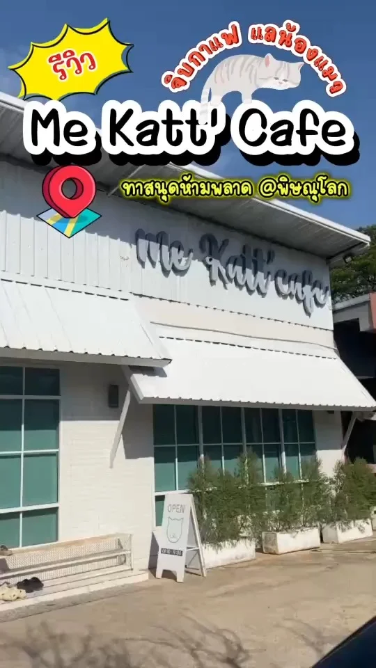 รีวิวคาเฟ่แมว พิษณุโลก Me Katt' Cafe สะอาด น้องแมวน่ารักรอรับทาสนุด