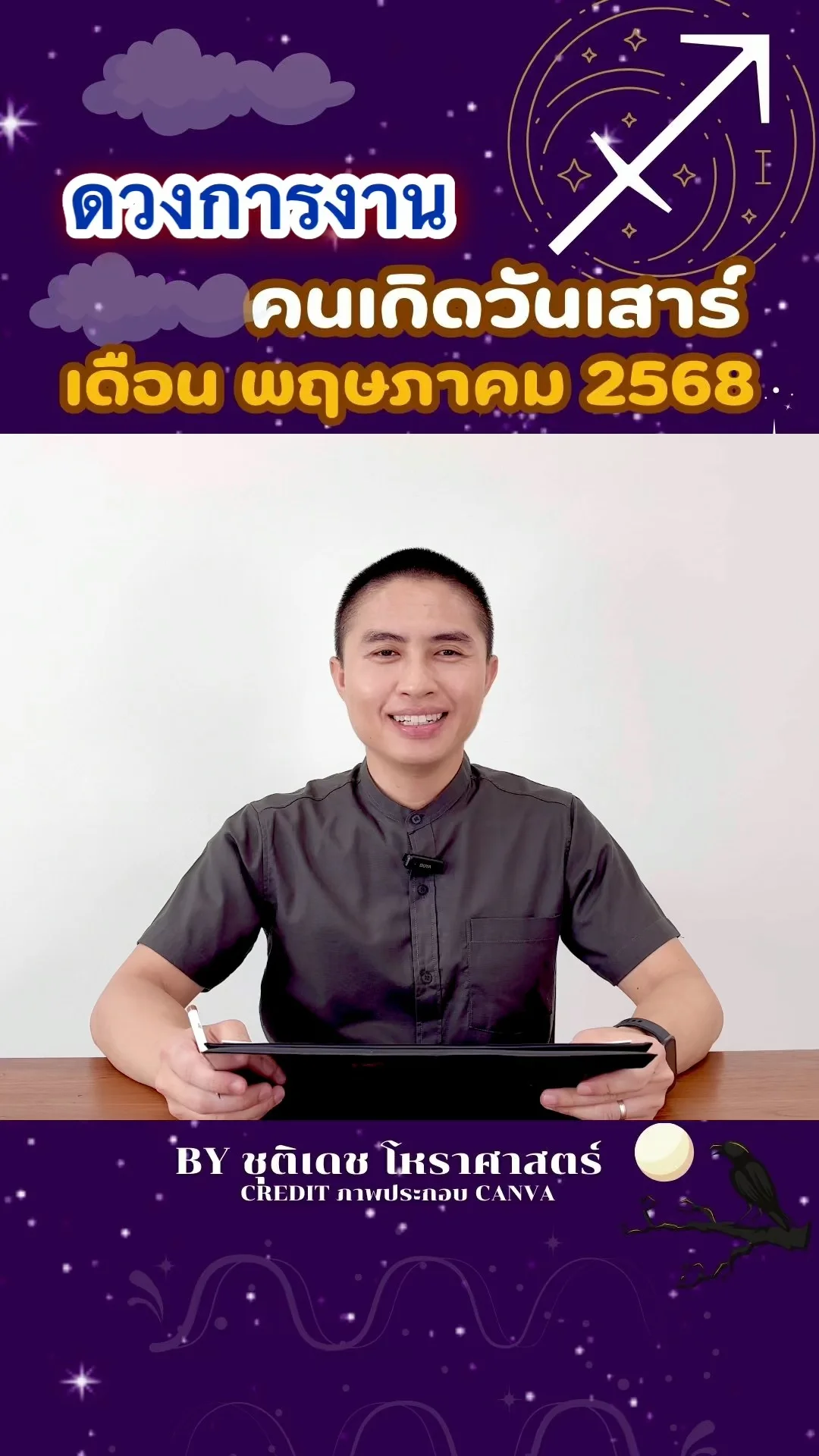 เช็คดวงการงาน พฤษภาคม 68 คนเกิดวันเสาร์