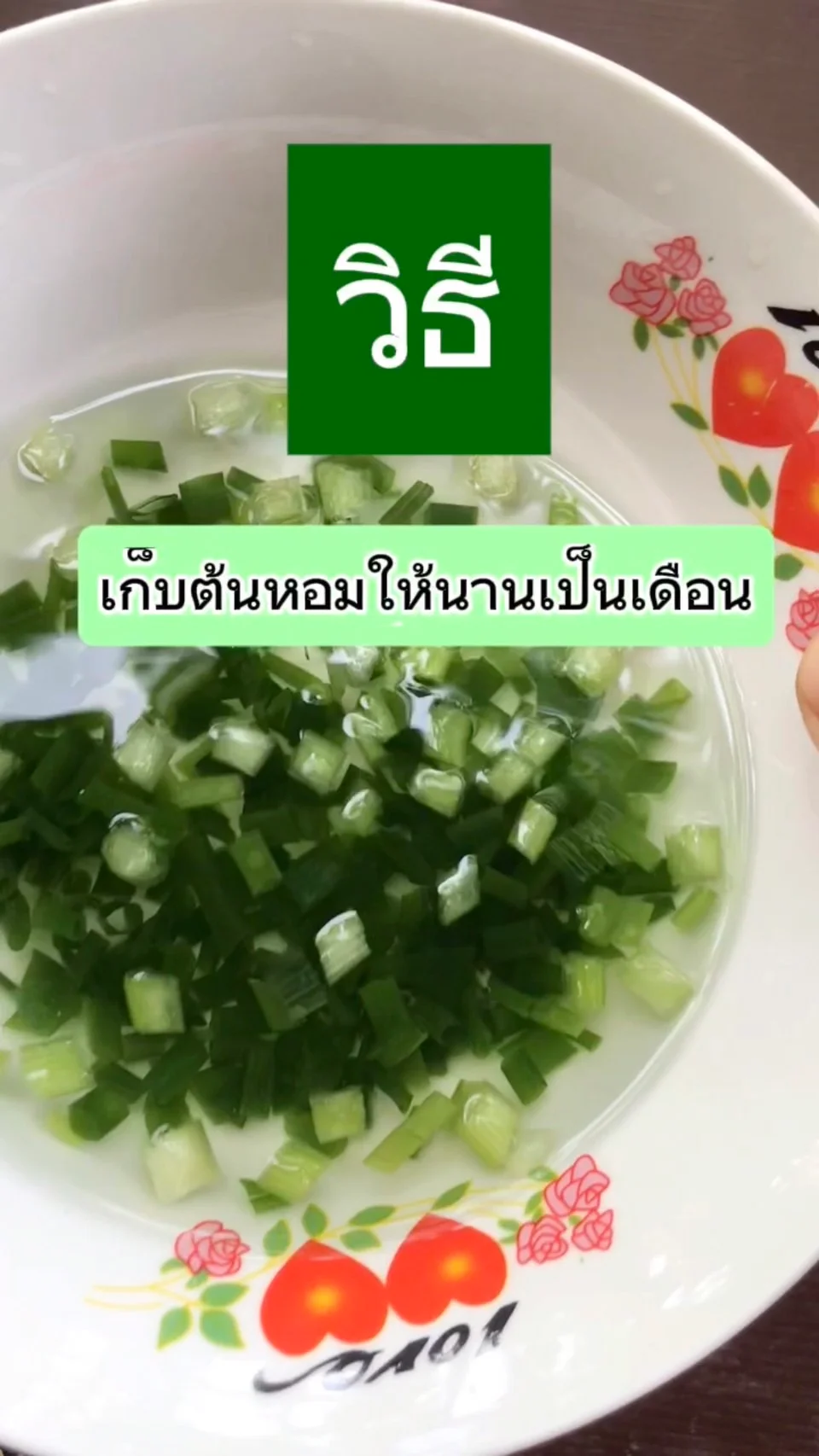 วิธีเก็บต้นหอมใช้ได้นานเป็นเดือน