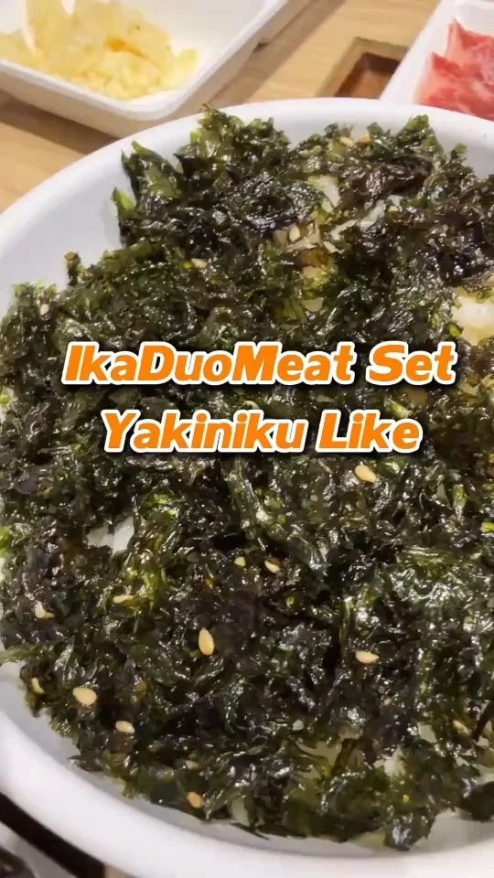 เมนูอร่อย IkaDuoMeat Set ที่ร้าน Yakiniku Like ปิ้งย่างอร่อยไปลอง