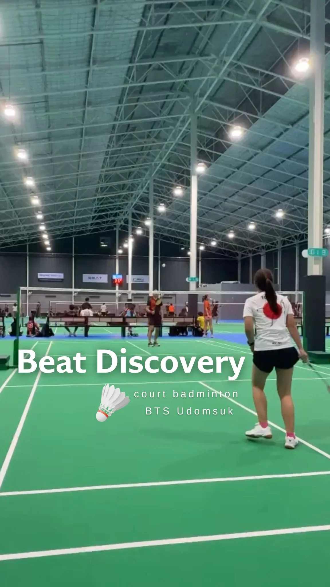 รีวิว คอร์ทแบดมินตัน ติด BTS อุดมสุข Beat Discovery