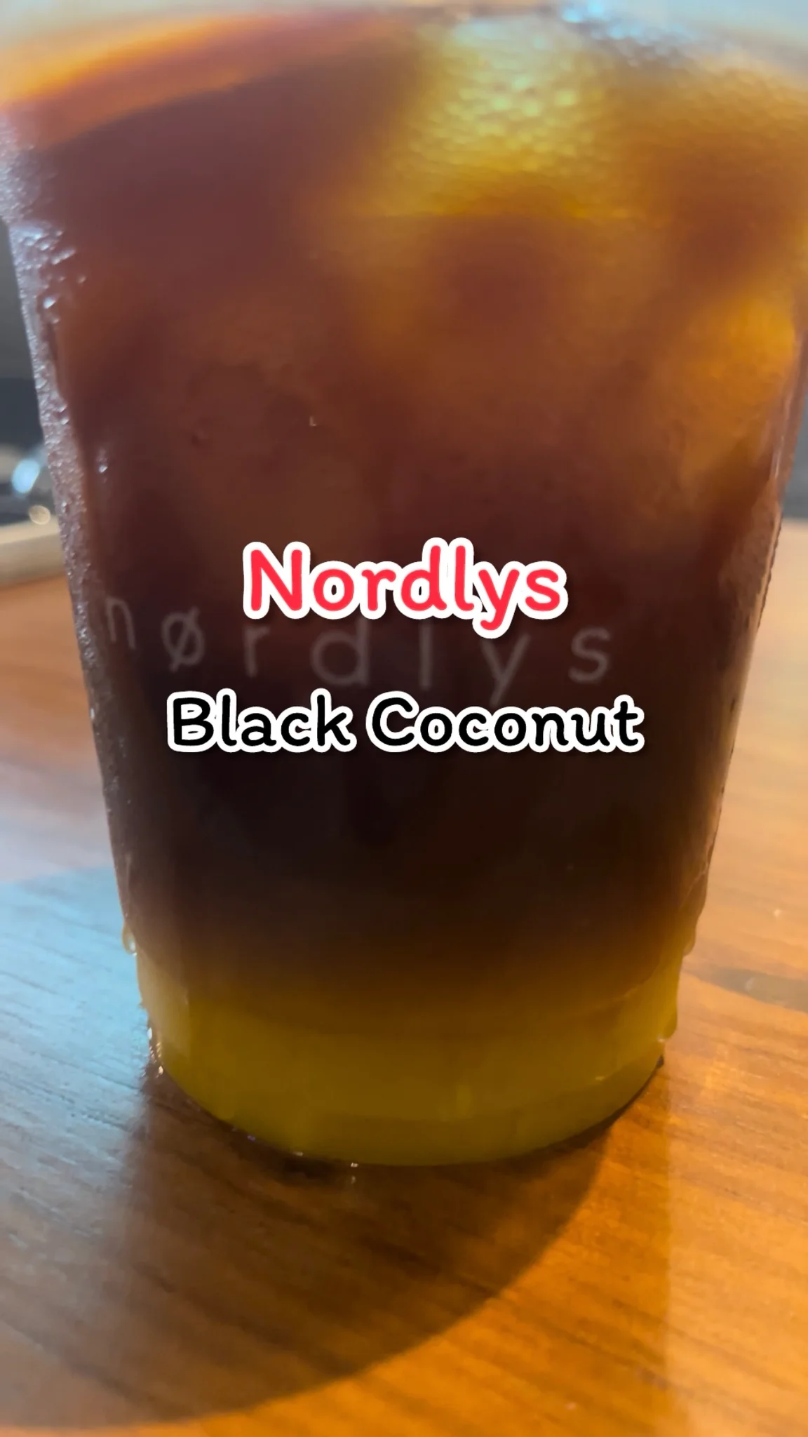 รีวิวเมนู Black Coconut ร้าน Nordlys เมืองทองธานี