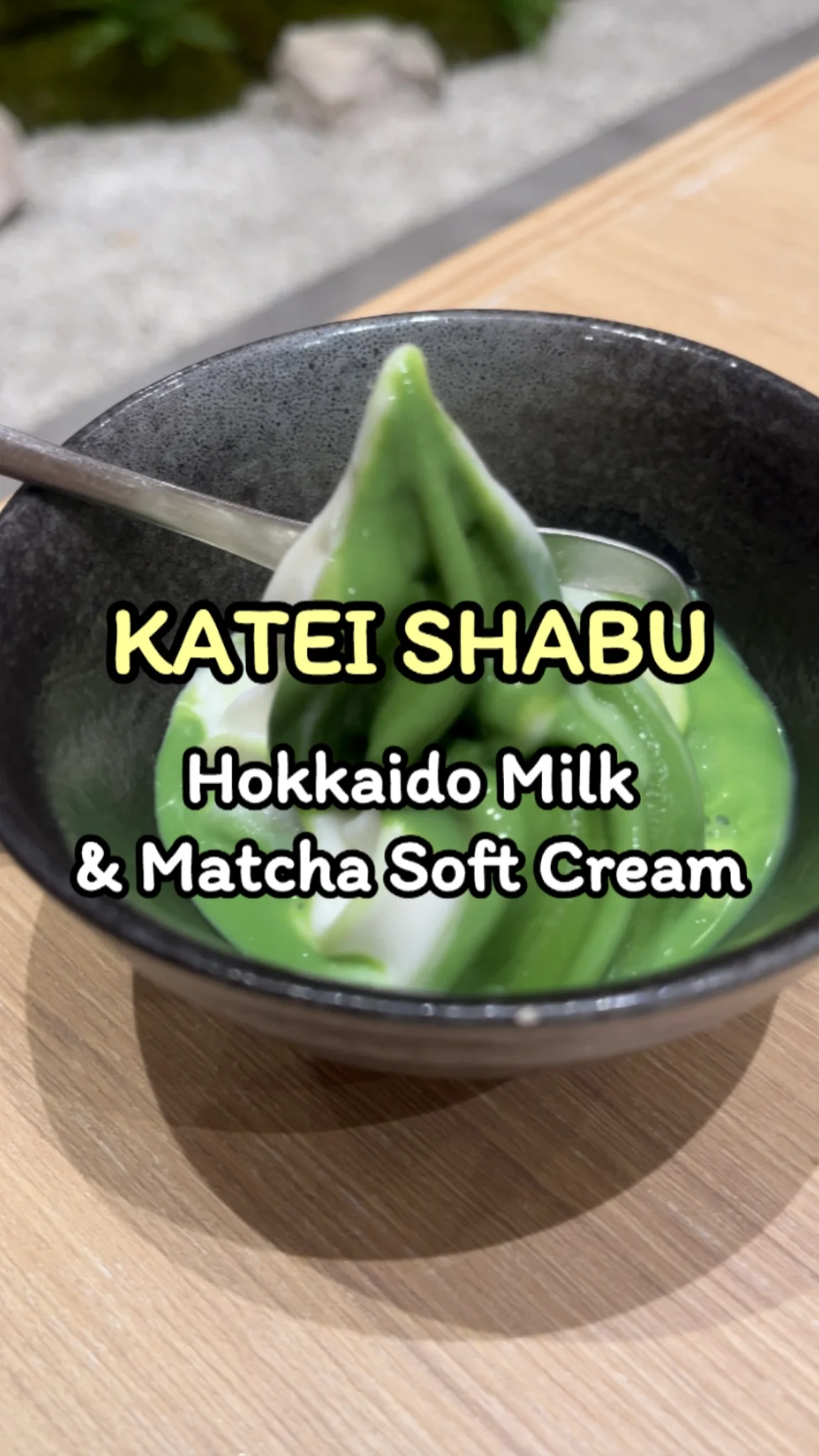 รีวิวเมนู Hokkaido Milk & Matcha Soft Cream KATEI SHABU ที่ CHRAN แจ้งวัฒนะ 14