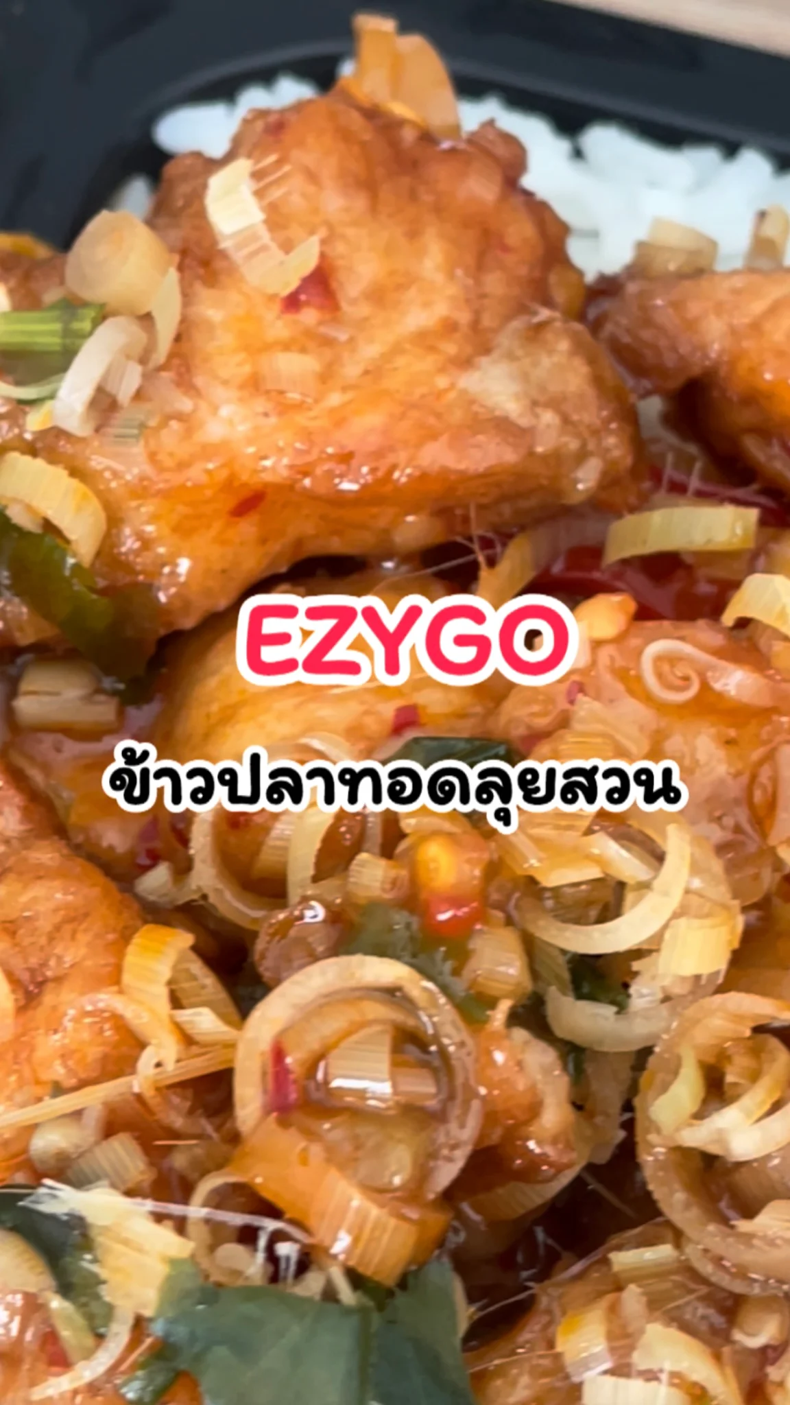 รีวิวเมนูข้าวปลาทอดลุยสวน EZYGO 7-11