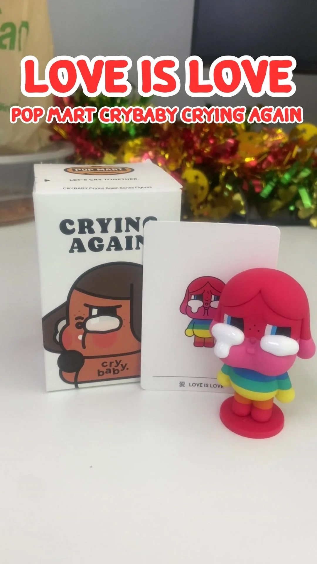 รีวิว Love is Love POP MART CRYBABY Crying Again กล่องสุ่มสุดน่ารัก